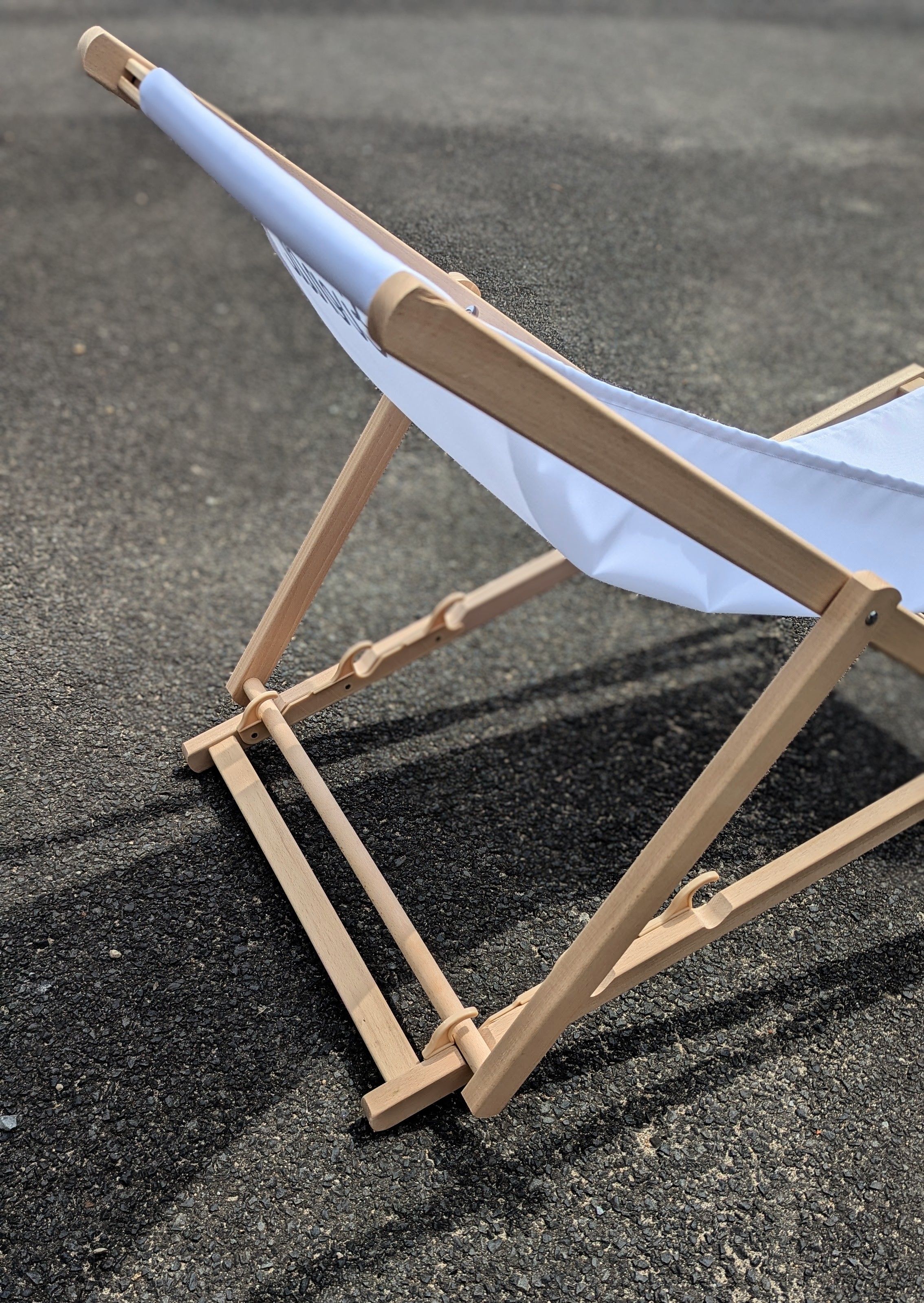 Holz Liegestuhl - Miniaturansicht 2