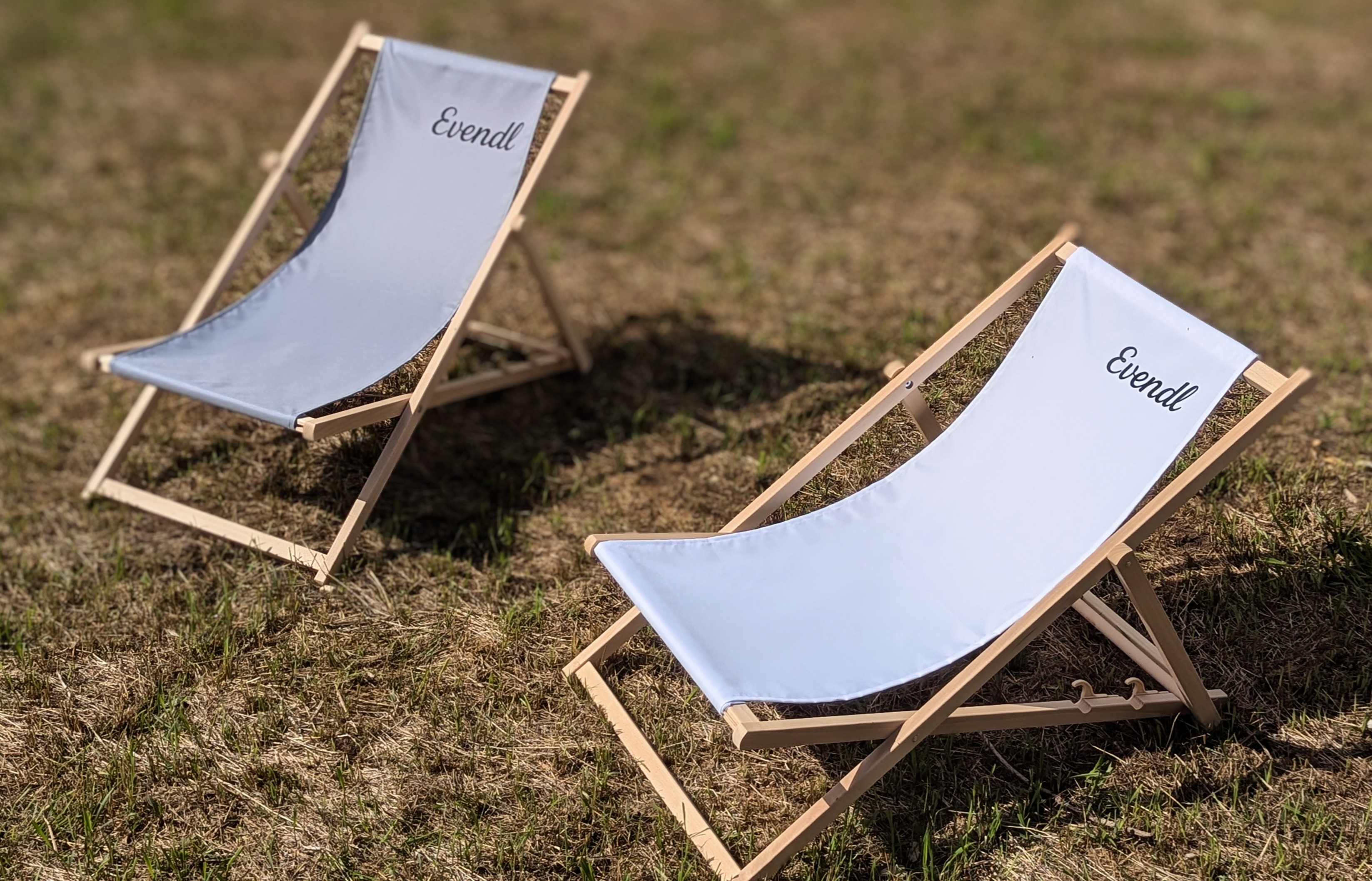 Holz Liegestuhl - Miniaturansicht 3