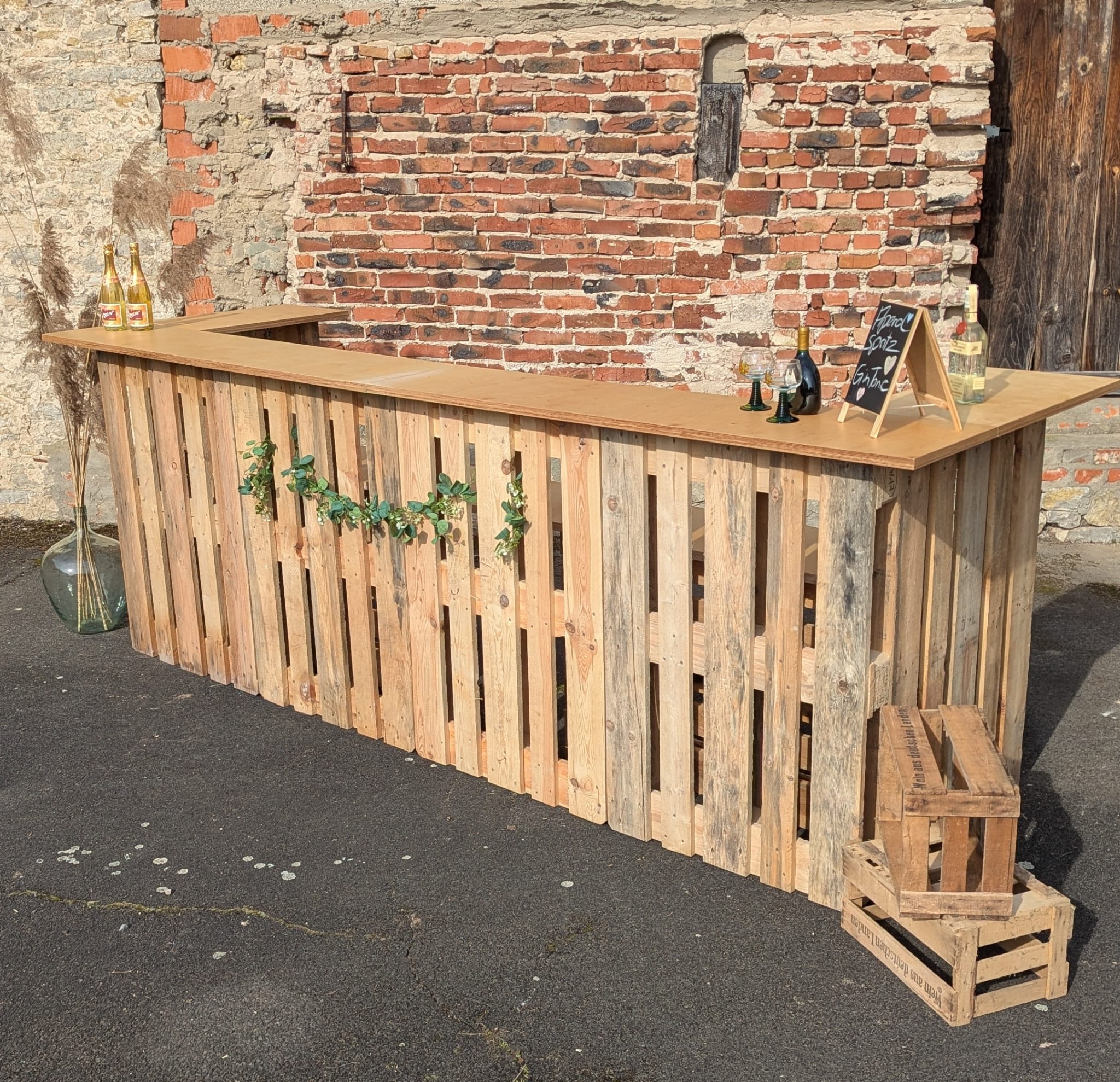 Rustikale Paletten Bar - Miniaturansicht 2